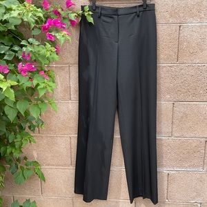 NWOT Gunex Controllo 07 Black Wool Blend Trouser Dress Pant Wide Leg Size 12